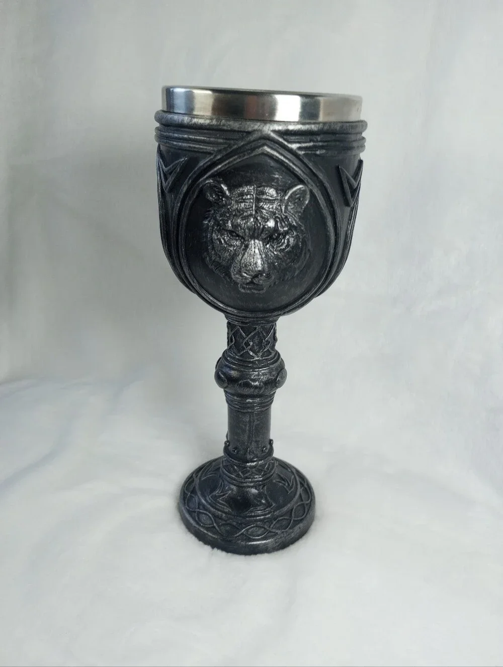 Medieval Ebros Brazen Goblet Alchemy Tiger Chalice Whimsigoth Gauntlet Witchcore
